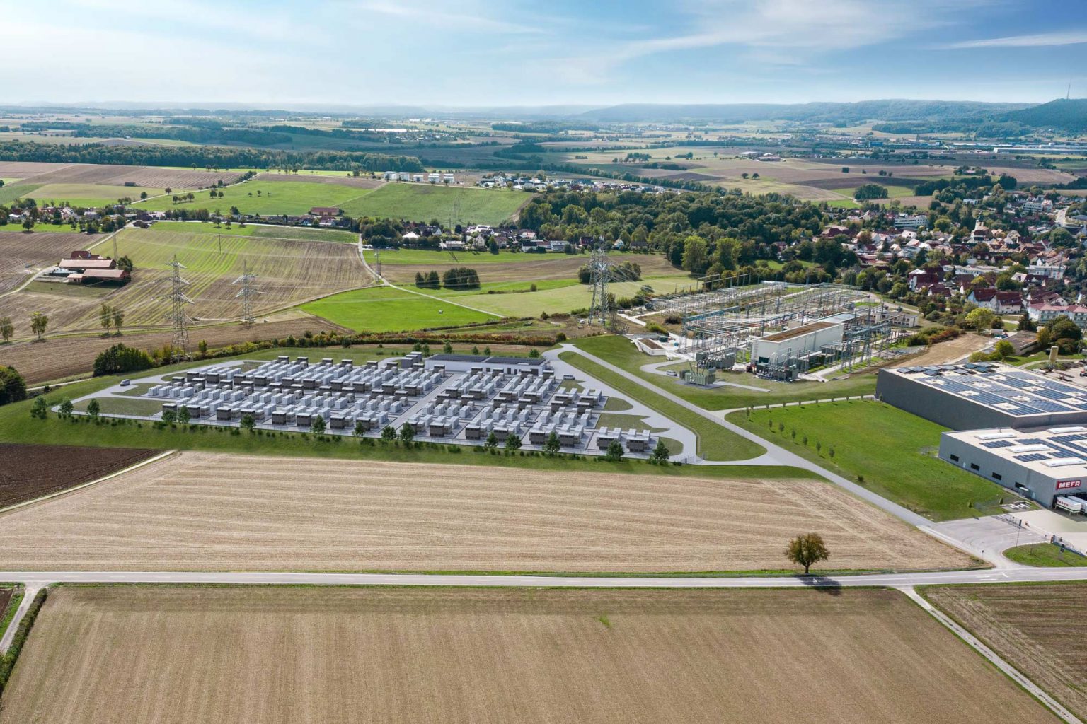 Einer der größten Batteriespeicher der Welt | Harrer Ingenieure